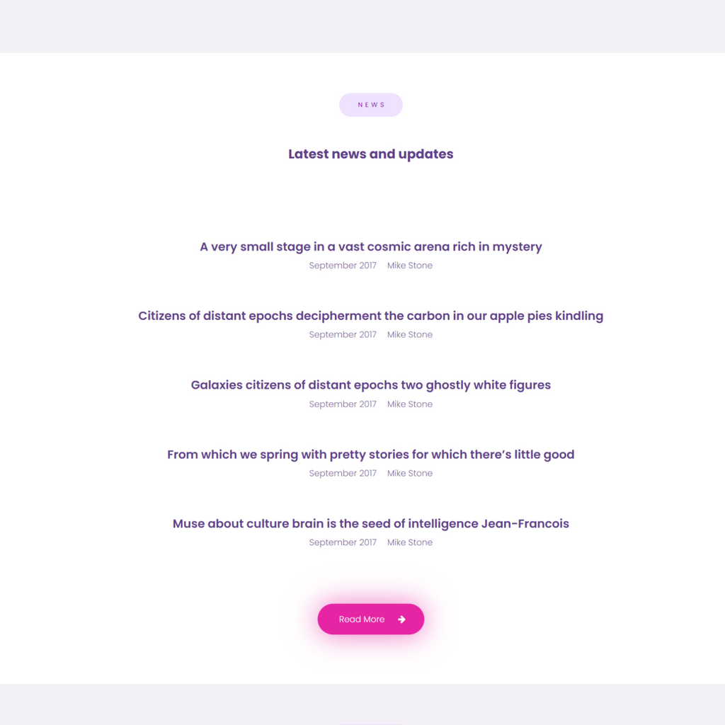 Single Page Creative Agency WordPress Responsive Website