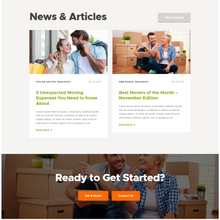 Relocation and Storage Services WordPress Responsive Website