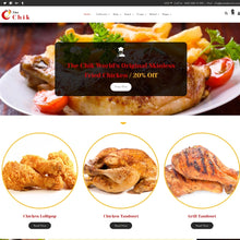 Skinless Fried Chicken Shopify Shopping  Website