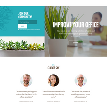 Houseplants store & Gardening WordPress Responsive Website