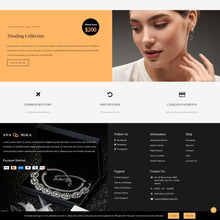 Exquisite Jewelry Store Shopify Shopping Website