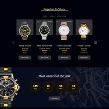 Digital Clock & Watch Store Shopify Shopping Website