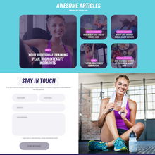 Gym Coach & Personal Trainer WordPress Responsive Website