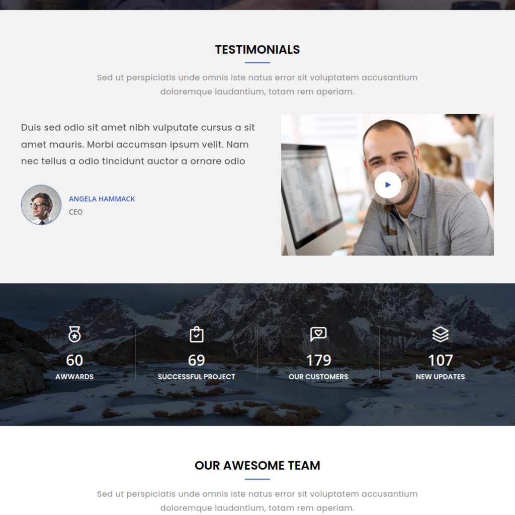 Creator of Quality Designs WordPress Responsive Website