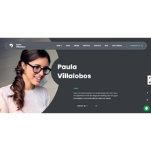 CV Resume &  Personal Portfolio WordPress Responsive Website