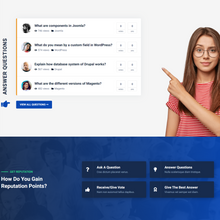 Questions and Answers WordPress Responsive Website
