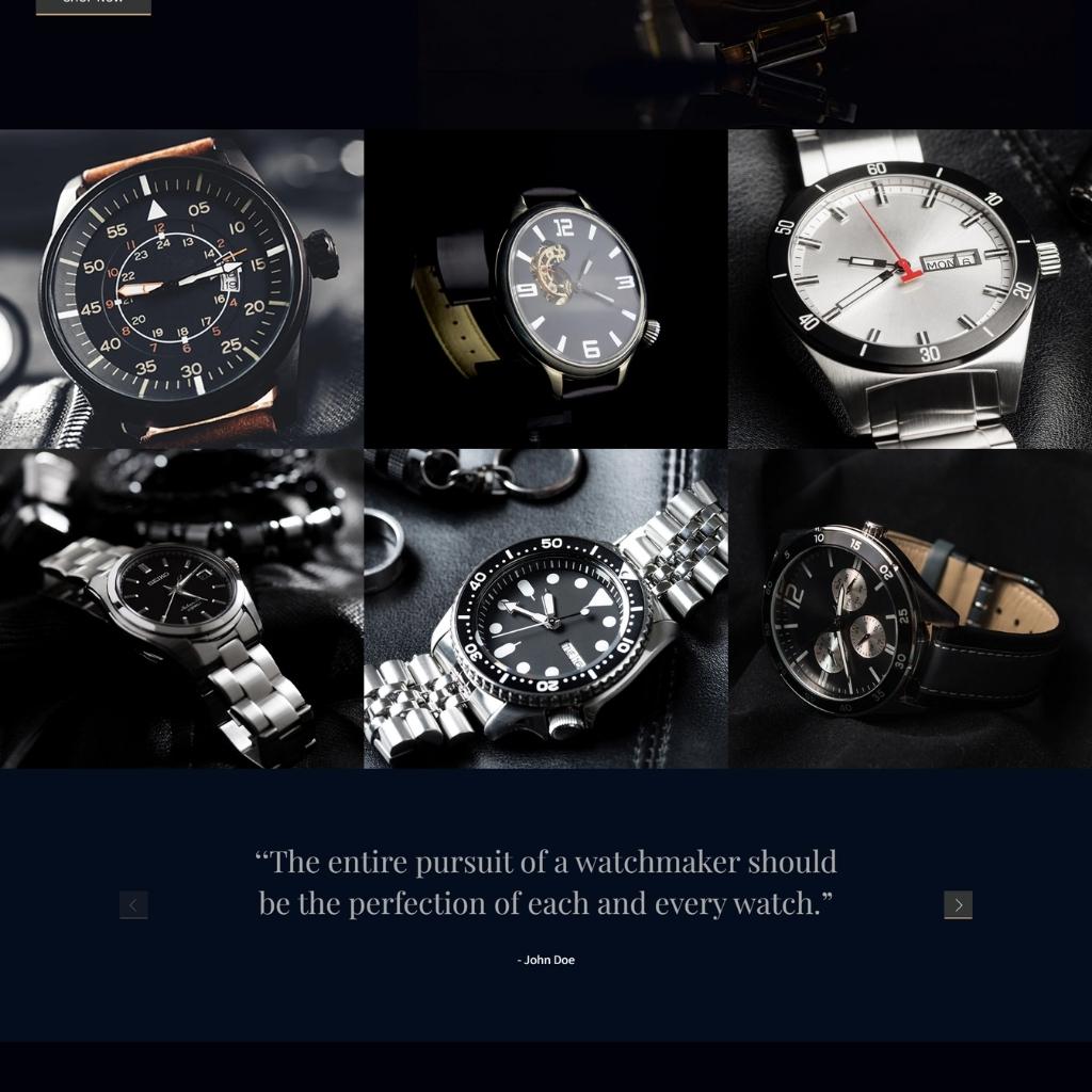 Digital Clock & Watch Store Shopify Shopping Website