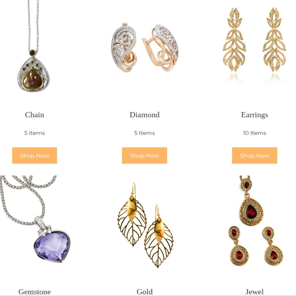Exquisite Jewelry Store Shopify Shopping Website