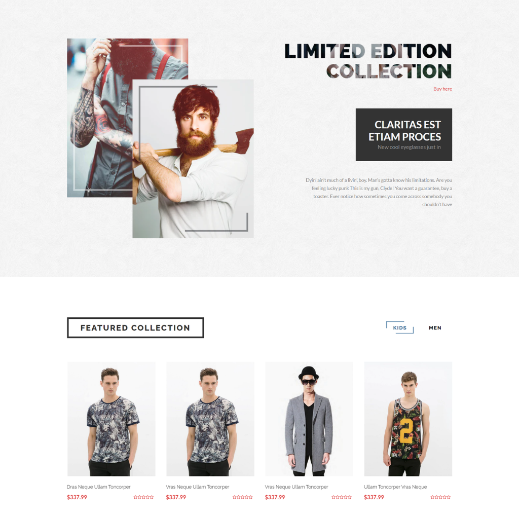 Multipurpose Responsive Shopify  Shopping Website