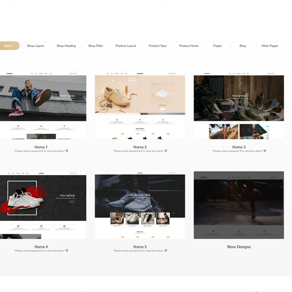 Running & Sports Shoes Shopify Shopping Website
