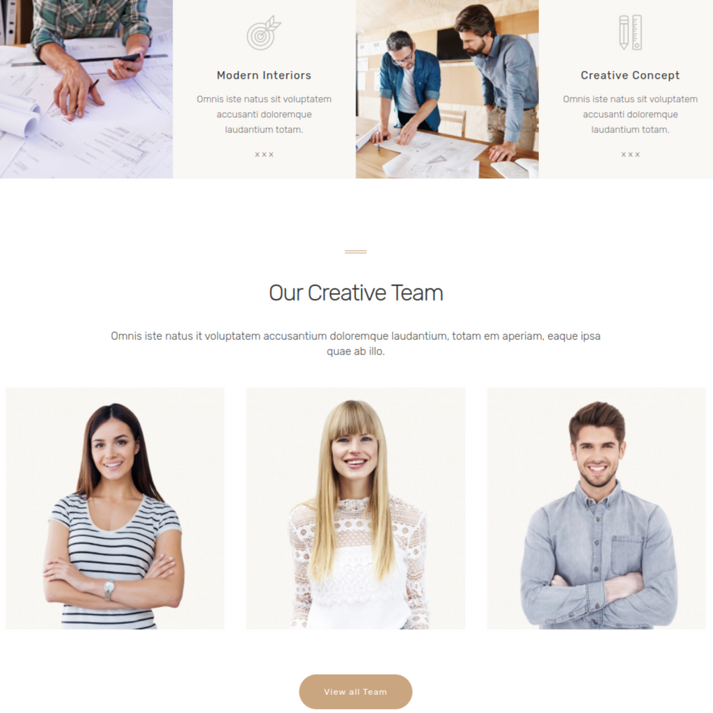 Creative Interior & Architecture Agency WordPress Responsive Website