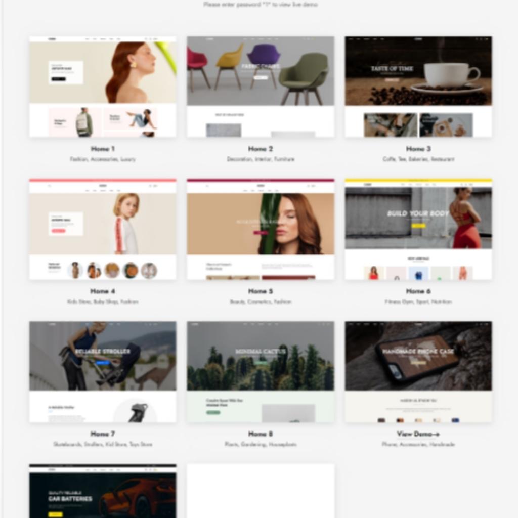 Modern & Minimal Shopify Shopping Website