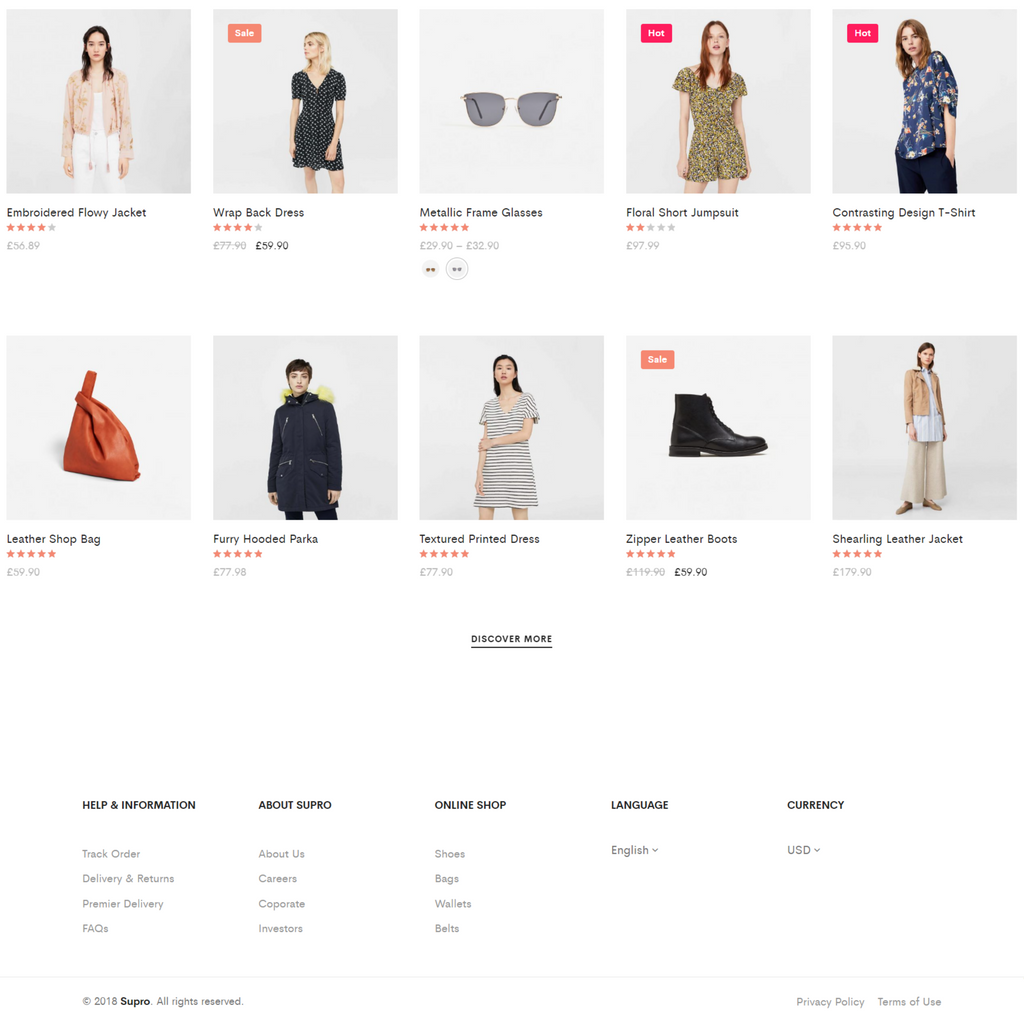 Minimalist WooCommerce WordPress Responsive Website
