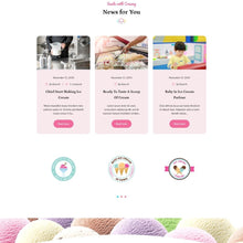 Responsive Ice-Cream Store Shopify Shopping Website