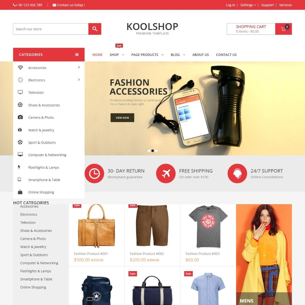 All-in-one Ecommerce Shopify  Shopping Website