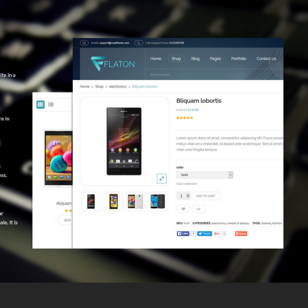 Best Online WOO-COMMERCE Responsive WordPress Website