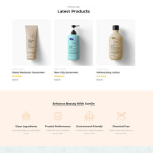 Skin Care product Shop Shopify Shopping Website