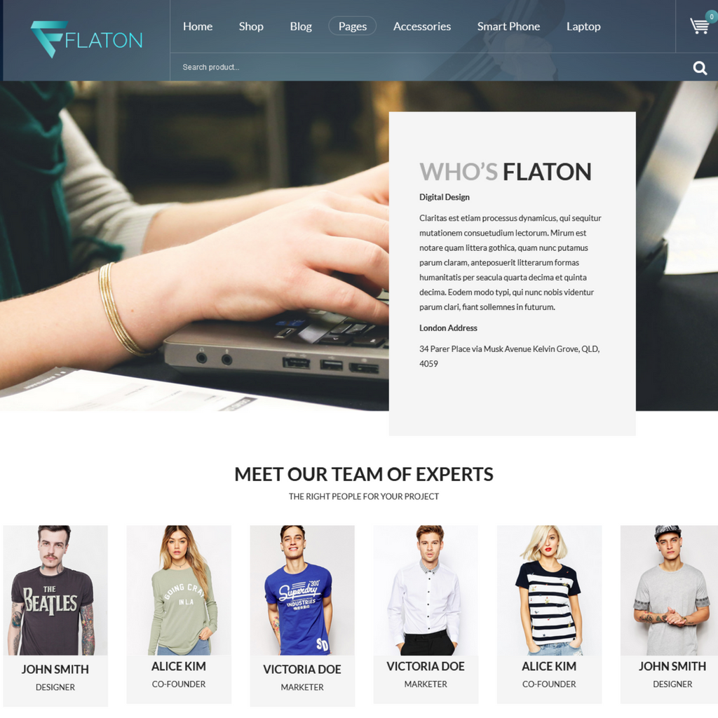 Best Online WOO-COMMERCE Responsive WordPress Website