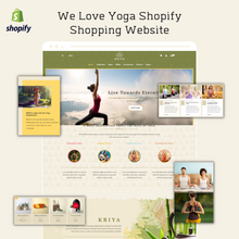 We Love Yoga Shopify Shopping Website
