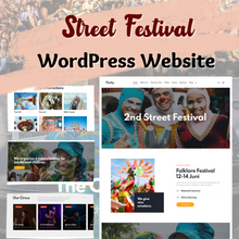 Street Festival WordPress Responsive Website