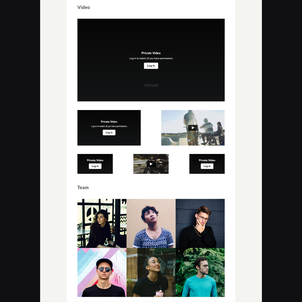Unique Focused Portfolio WordPress Responsive Website