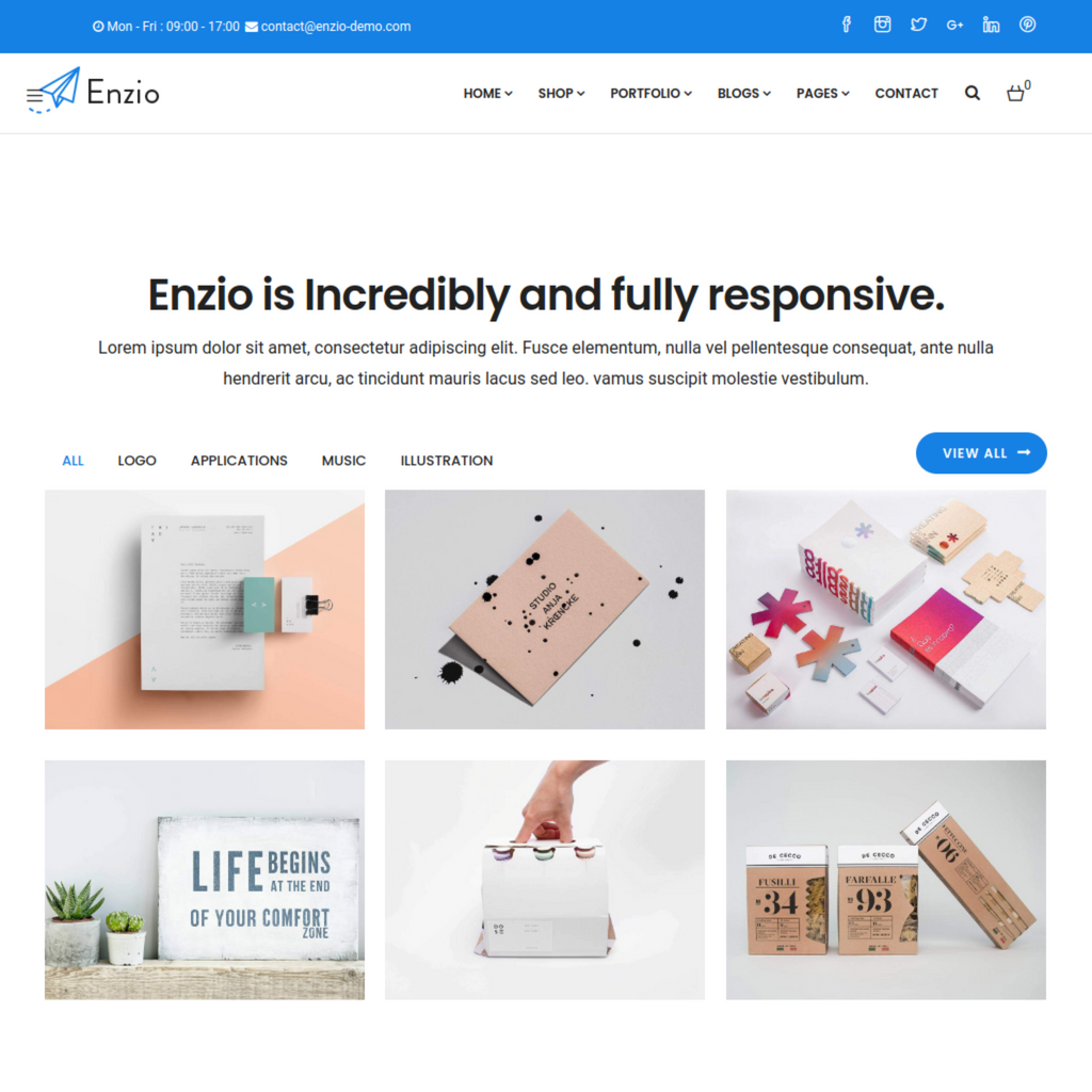 Responsive Business WordPress Responsive Website