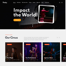 Street Festival WordPress Responsive Website