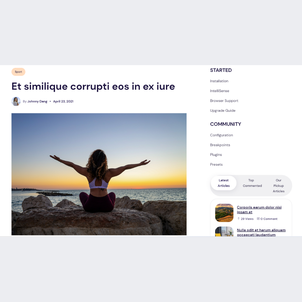 Life & Beauty WordPress Responsive Website