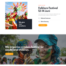 Street Festival WordPress Responsive Website