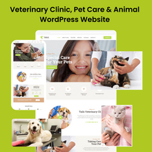 Veterinary Clinic, Pet Care & Animal WordPress Responsive Website