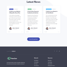 Cryptocurrency & Coin ICO WordPress Responsive Website