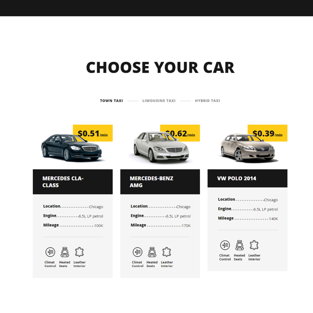Trusted Cab Company WordPress Responsive Website
