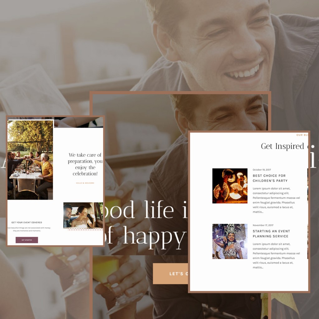 Celebration WordPress Responsive Website