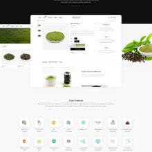 Tea Shop & Organic Store Responsive Shopify Shopping Website