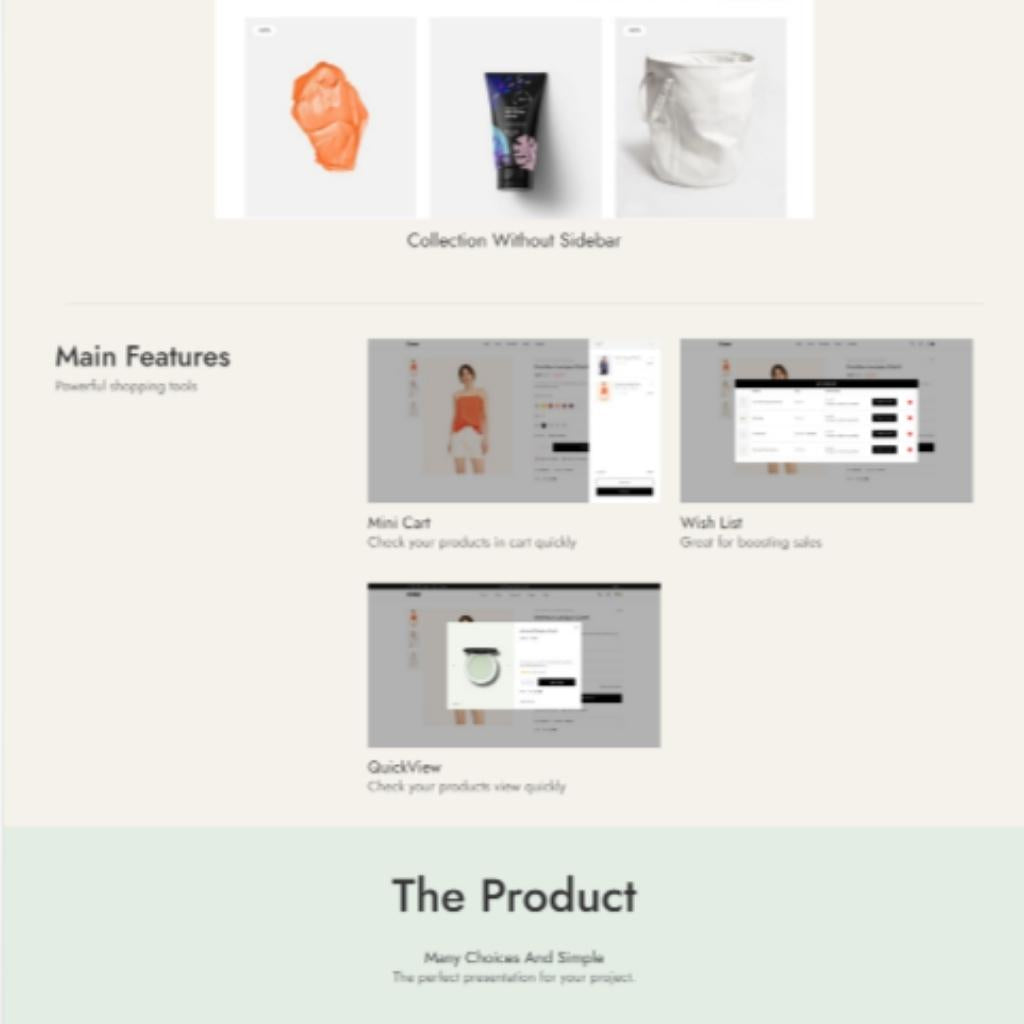 Modern & Minimal Shopify Shopping Website