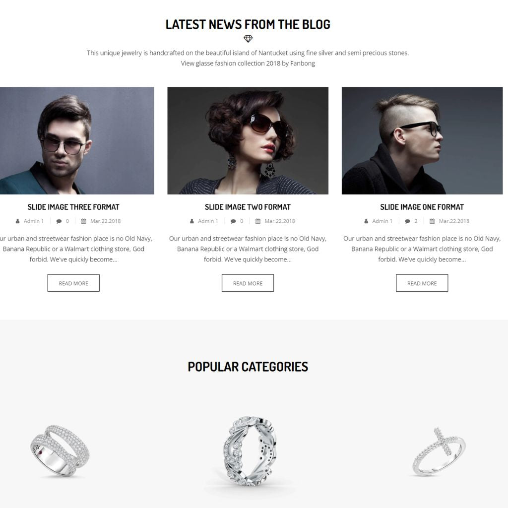 Diamond Dreams Shopify  Shopping Website