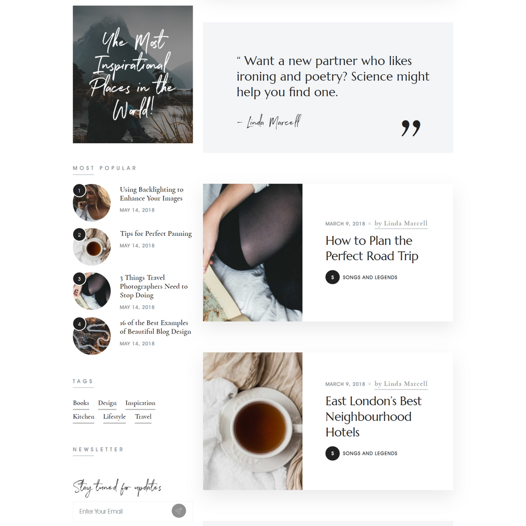 Personal Blog & Magazine WordPress Responsive Website
