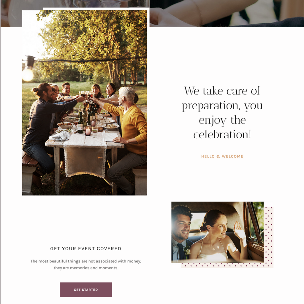 Celebration WordPress Responsive Website