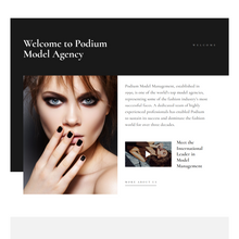 Model Agency WordPress Responsive Website