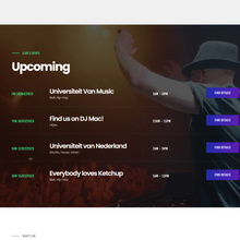 Night Club, DJ Concert & Music Event WordPress Responsive Website