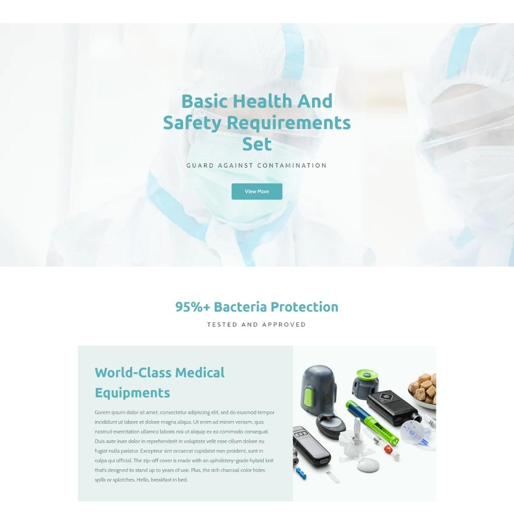 Medical Store Shopify Shopping Website
