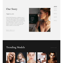 Model Agency WordPress Responsive Website