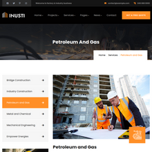 Factory & Industrial WordPress Responsive Website