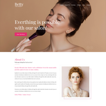 Beauty Salon WordPress Responsive Website