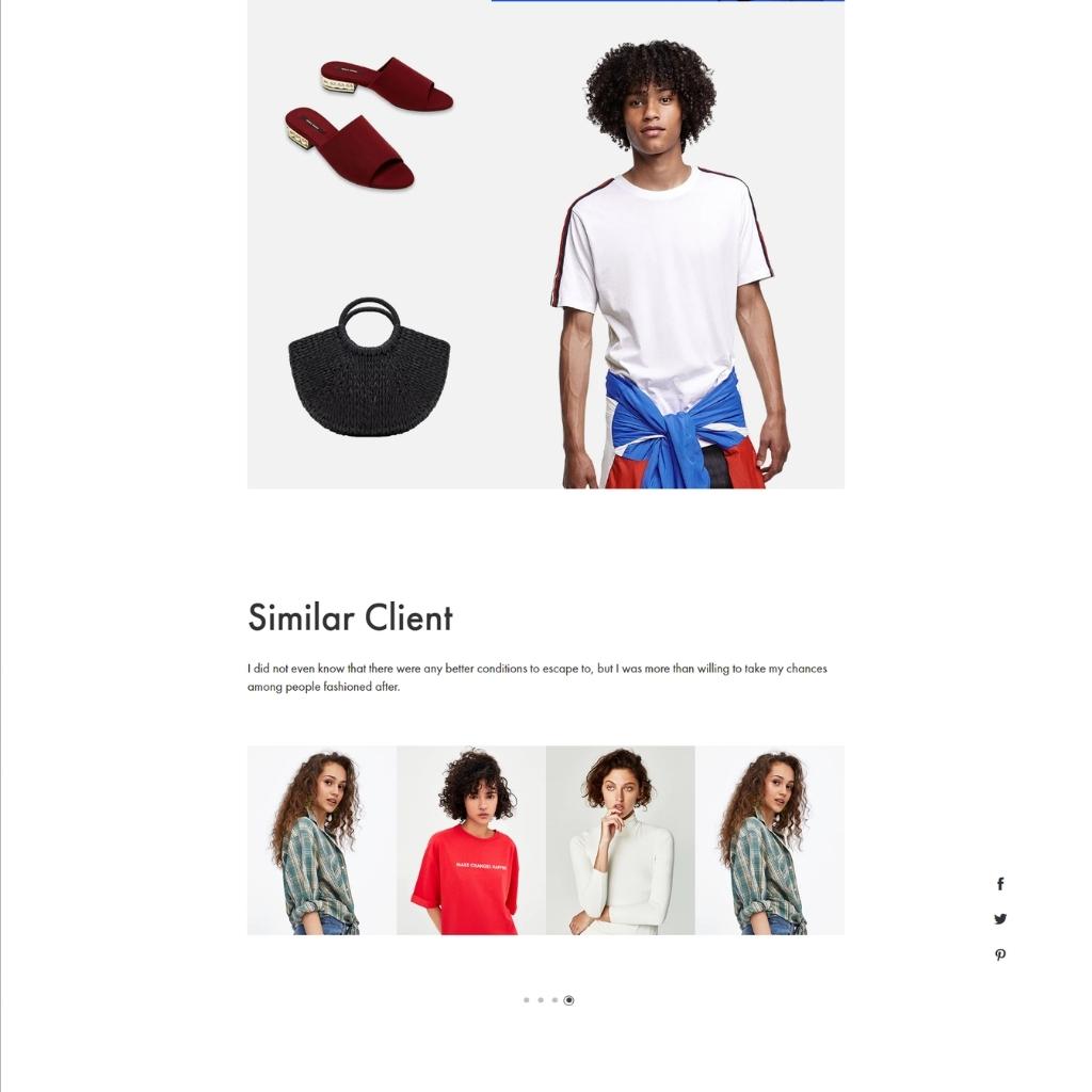 Minimal & Clean Fashion Shopify  Shopping Website