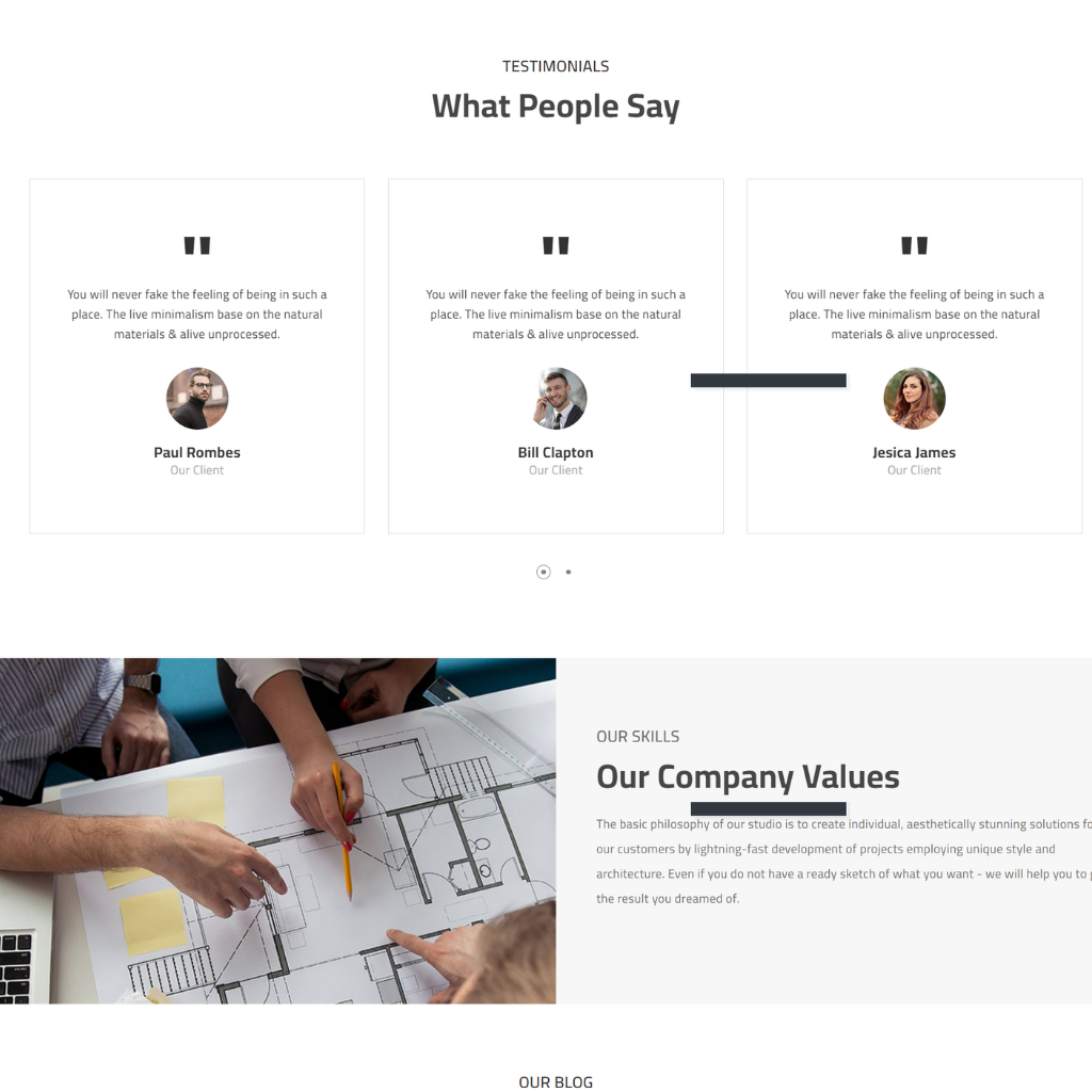 Interior Design WordPress Responsive Website