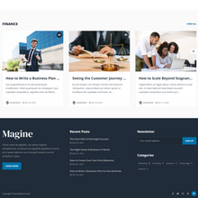 Business Blog & Magazine WordPress Responsive Website