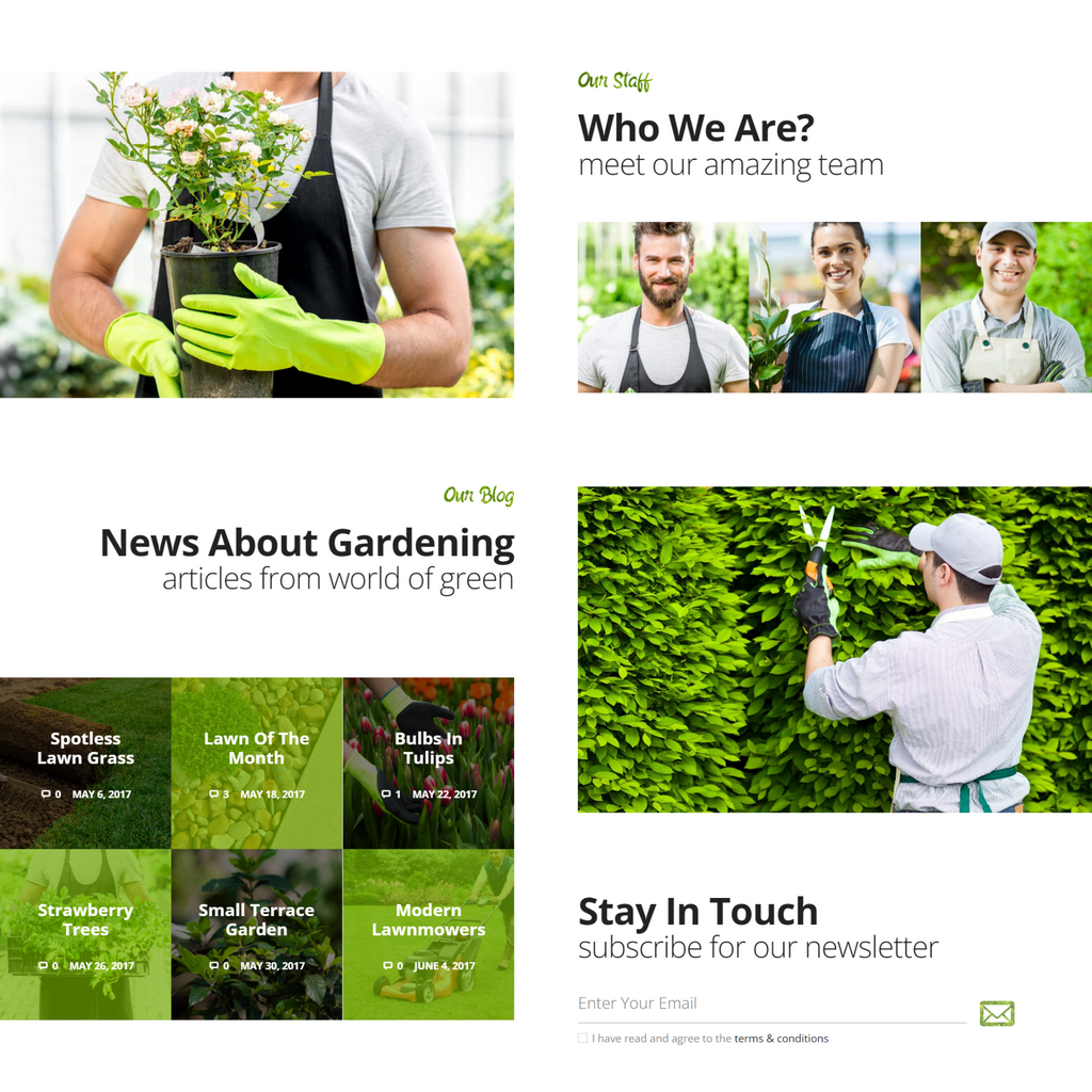 Gardening & Landscaping Services WordPress Responsive Website