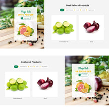 Organic fruit and vegetable Shopify Shopping Website
