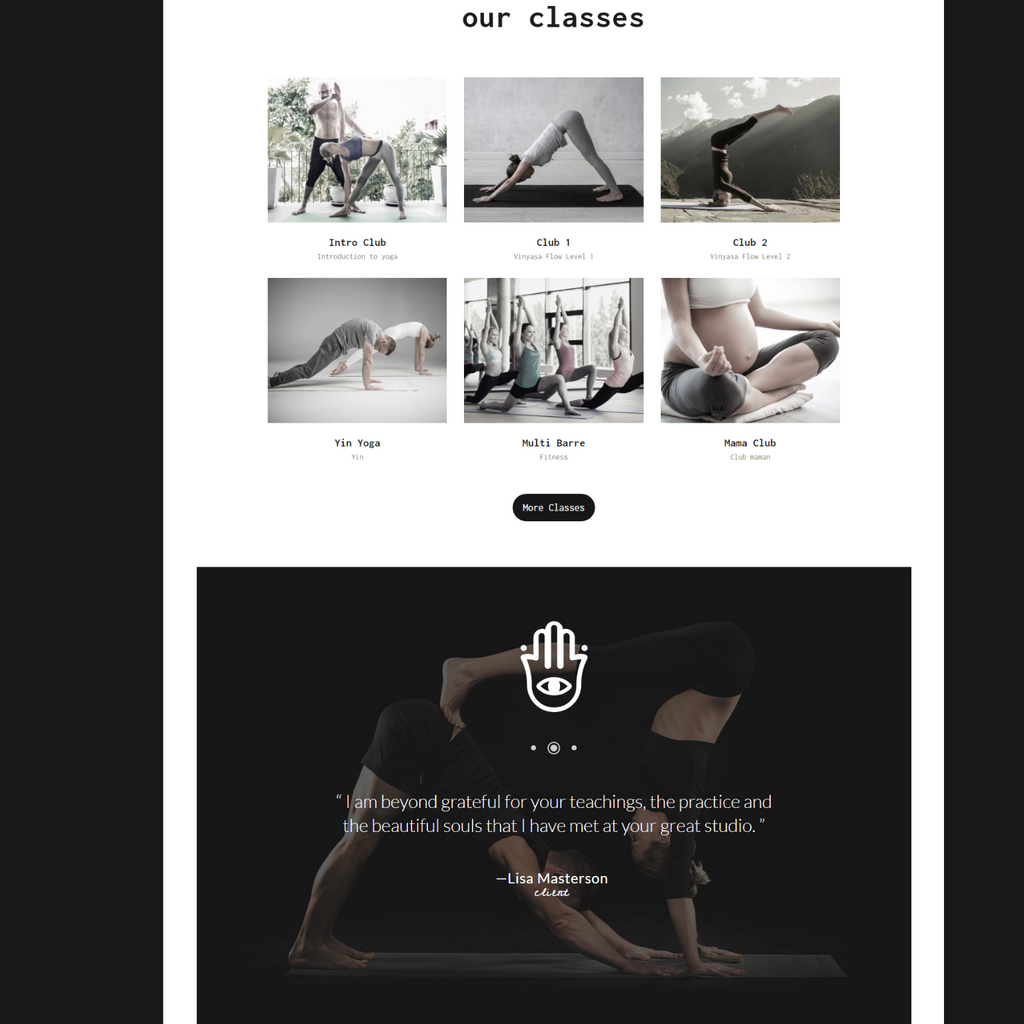 Yoga Club WordPress Responsive Website